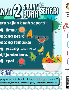 Makan 2 Sajian Buah Sehari